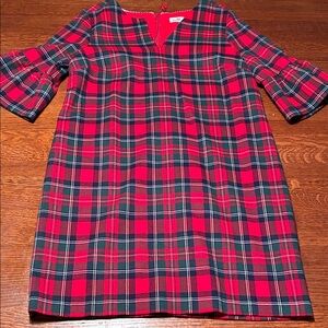 Vineyard Vines Red and Green Plaid Women’s Dress